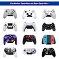 Miniatyrbild 5 av 5: Under Desk & Desktop Controller Holder Stand (2 Pack) För Xbox One Ps4 Ps5 Steam Switch Pc, Universal Gamepad Controller [DB]