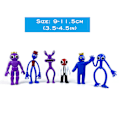 Miniatyrbillede 3 af 3: Rainbow Friends 6 Håndlavede Rainbow Friends Dukker Db C 6PCS