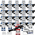 Pikkukuva 1 / 2: 21 kpl Star Wars Clone Troopers -lasten lahjat Lelut db Star Troopers-11