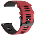 Miniatyrbilde 1 av 4: Silikonklokkearmbånd for Garmin Forerunner 245 {Db} Red Black