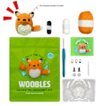 Miniatyrbild 1 av 3: Woobles Lär Dig Virka Kit, Virkad Gosedjur DIY Virkningskit för Nybörjare [DB] Fox