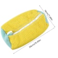 Miniatyrbilde 5 av 5: 2 stk. skovaskepose for vaskemaskin, vaskepose for sko for vaskemaskin og tørketrommel (gul) [DB] Yellow - 2pcs