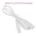 Pikkukuva 2 / 4: USB-kaapeli latausjohto sopii HF-5 HF-9 HF-6 suuhuun asennettavalle hammasirrigatorille HFMQV [DB] One Size