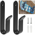 Miniatyrbild 1 av 5: 2 st Snowboardställ, Horisontell Snowboard Väggfäste med Skruvar, Snowboard Displayställ, Sno [DB]