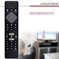 Miniatyrbillede 3 af 5: Fjernbetjening til Brc0884402/01 43pus6704/12 50pus6704/12 55pus6704/12 4k Uhd Smart Tv () [DB] Black