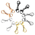 Miniatyrbild 4 av 5: 8 st Dubbla Hummerlås Halsband Armband Spänne Koppling Smycken Spännen db Gold