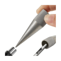 Miniatyrbillede 2 af 5: Læder Emery Rundhulsstempel Polermaskine Sliber 3-16mm Diy Læder Stempel Kant Skærper Værktøjsstempel [DB] SilverGray