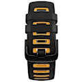 Miniatyrbilde 3 av 5: For Garmin Instinct Silikon Klokkereim [DB] Black Yellow