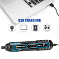 Miniatyrbild 4 av 5: Sladdlös Elektrisk Skruvdragare 1300mah Batteri Mini Borrmaskin 3.6V Elverktyg Kit [Db] Kit B
