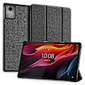 Miniatyrbilde 1 av 5: For Lenovo Tab K11 Plus Deksel Tri-Fold Stativ Lærdeksel Auto Våkne/Sovne [DB] Black