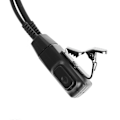 Miniatyrbild 5 av 5: D-Typ Hörlur Headset PTT Mikrofon För Motorola Talkabout Walkie Talkie 2.5mm 1-Pin [db] Black