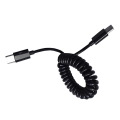 Miniatyrbilde 5 av 5: Fjærkabel Usb 3.1 Type C til Type C Ladekabel Retraktbar Type C Datakabel [DB]