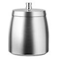 Miniatyrbilde 1 av 5: Askebeger i rustfritt stål for innendørs/utendørs med lokk, bordaskebeger [DB] Silver
