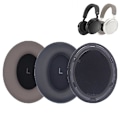 Miniatyrbilde 5 av 5: 1 par med øreputer i svamp for Sennheiser Momentum 4.0 hodetelefoner (grå) {DB Black