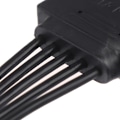 Miniatyrbillede 5 af 5: 30CM SATA 15pin han til hun strømkabel hdd ssd strømforsyningskabel HFMQV [db] One Size