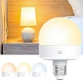 Miniatyrbilde 2 av 5: 2 stk E27 Ladbare Lyspærer med 3 Fargetemperaturer Bordlampe med Fjernkontroll Timer {Db}