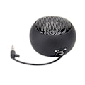 Pikkukuva 1 / 5: 3,5 mm Mini Kannettava Hamburger-Kaiutin Matkapuhelimille, Tableteille ja Tietokoneille Fg {db} Black