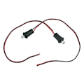 Miniatyrbilde 1 av 5: 2 stk 12V Blå Blinkende Dummy Falsk Bilalarm Dash Mount LED Lys Motorsykkel Tilbehør [DB]