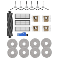 Miniatyrbillede 1 af 5: Reservedele til Dreame L10S Ultra, L10 Ultra Robotstøvsuger Hoved Sidebørste HEPA-filtre Støvposer Mopper Reservedele DB As Shown