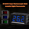 Miniatyrbillede 4 af 5: XH-B310 Industrielt digitalt termometer 12V temperaturmåler K-type M6 termoelement tester -30~800 termograf høj nøjagtighed med LED-display  [dB} Red