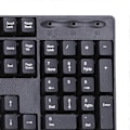 Miniatyrbilde 5 av 5: Russisk Tastatur Erstatning Svart Bakgrunn med Hvite Bokstaver for Datamaskin [Db] Red