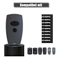 Miniatyrbillede 4 af 5: 2 stk. 868,3 MHz Garageport Håndsender til Marantec D302-868, D304-868, D384-868, D321-868, D32 [DB] Photo Color