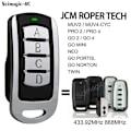 Miniatyrbilde 3 av 5: Garagefjernkontroll JCM ROPER TECH GO-2- GO-4 GO 2 GO 4 GO-MINI GO MINI Portåpner [DB] SMG256-RED