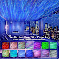 Pikkukuva 4 / 5: Aurora-valon projektor, revontuli-galaksin LED-lamppu, kaukosäätimellä {Db} Astral