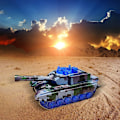Miniatyrbillede 2 af 5: Elektrisk lille tank til børn, lys- og lydeffekter, manuel tårn, universel tank, legetøjstank Db A