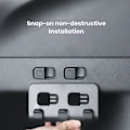 Miniatyrbillede 3 af 5: Bagagekrog til bagagerummet, stærk bæreevne, krog til at holde poser, bilinteriørtilbehør til Tesla Model Y 2021-2024 [DB] black