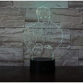 Miniatyrbilde 5 av 5: Veeki Elvis Aaron Presley skrivebordslampe The King Of Rock And Roll LED nattlys musikk atmosfære USB bursdagsgaver [DB]