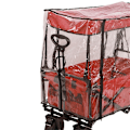 Miniatyrbild 3 av 5: Campingvagn Regnöverdrag Trädgård Picknickvagn Barnvagnsvagn Vattentätt Överdrag Camping Utrustning [db] Transparent