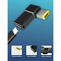 Miniatyrbillede 4 af 5: DB USB C til DC Slim Tip Adapter til Lenovo Thinkpads med 100W PD Hurtig Opladning