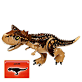 Miniatyrbillede 1 af 5: 1 stk. Jurassic Big Size Dinosaur Building Blocks T-rex Quetzalcoatlus Baryonyx Actionfigurer Børnelegetøj Gaver Gaver Db Carnotaurus brown