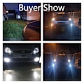 Pikkukuva 5 / 5: 2 kpl H3 Led Auton Sumuvalot 6000k Valkoinen Valo Led Lamppu Sumuajovalot [DB]