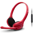 Miniatyrbillede 1 af 5: Edifier K550 3.5mm Stik Kablet Ledningsstyring Stereo Computer Gaming Headset med Mikrofon [db] China Red