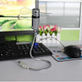 Miniatyrbillede 5 af 5: LED USB-blæser, ny kreativ programmerbar USB-drevet bærbar blæser, mini fleksibel DIY-beskedblæser til bærbar computer og computer - farverige lys [DB]