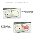 Miniatyrbild 3 av 5: Kreativa Crocs Askkopp Ornament - Crocs Keramisk Askkopp Rolig Anti-Fluga Ask Ornament, 100% Ny [DB] black
