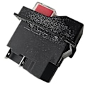 Miniatyrbild 4 av 5: Elektromagnetiska strömbrytare Tryckknappsbrytare för trädgårdsredskap KJD17 220V 5 Pin -Terminaler [db] Black