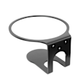 Miniatyrbilde 2 av 5: Veggfeste for Apple HomePod2 Smart Audio Høyttaler Veggmontert Robust Metallfeste [Db] Black