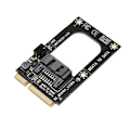 Pikkukuva 4 / 5: Mini Sata 7-pin Sata -jatkokorttiadapteri täysikorkea puolitettu 2,5\" 3,5\" Hdd:lle [DB]