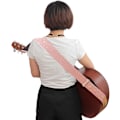 Miniatyrbild 5 av 5: SBSGV Gitarrrem för flickor Rosa Bomulls Hjärtmönster Elektrisk Akustisk Gitarr Bas Musiktillbehör {db}