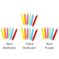 Pikkukuva 5 / 5: 2023 Uusi, 6 kpl Fidget Pop Tube -leluja Aikuisille Venytä Putki Aistihavaintolelu Led Valo Ylös Lapsille Db Multicolor 6pcs