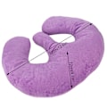 Pikkukuva 2 / 5: Kauneussalonki Rinta Tuki Tyyny Spa Hieronta Rinta Tyyny Tyyny Tumma Kahvi  [dB} Purple