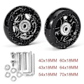 Pikkukuva 2 / 4: Hiljainen matkalaukun pyörä Universal Wheel Rubber Runner Matkalaukun laakerin korjaussarja -45mm*18mm [db] 50mm*18 mm