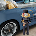 Miniatyrbild 3 av 5: Skibidi Toalett Titan Drillman Plysch, Skibidi Toalett Titan Clockman Plysch [DB] Black