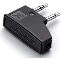 Miniatyrbillede 1 af 5: Støjreduktion Flyvemaskineadapter til Bose Quietcomfort 2 Qc3 Qc15 Qc25 Qc35 Qc20i Sounlink Ae2 Ae2w Flere Hovedtelefoner Gul Plade -gt {DB