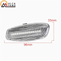 Miniatyrbilde 5 av 5: Dynamisk LED Blinkende Sidemarkeringslampe LED Strip Blinklys billys For Citroen C3 C4 C5 DS3 DS4 For Peugeot 207 308 3008 5008 RCZ [DB] Dynamic Crystal