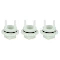 Miniatyrbillede 2 af 5: 3 stk. kødhakkerdele husholdning elektrisk kødhakker element plast gear ærme 418076 passer til Bosch BEKO [db] White
