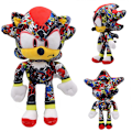 Miniatyrbillede 5 af 5: DB 2023 Super Sonic Plys Legetøj Flyvende Egern Super Lyd Mus Dukke Red backpack